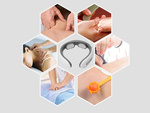 Cuello tens ems electroestimulador 2en1
