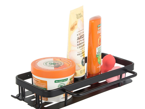 Kopalniška polica kopalniški obešalnik podstrešje kuhinja viseča kovinska črna