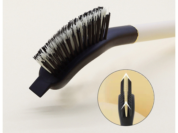 Szczotka do czyszczenia rowków szczelin skrobak do szorowania penseta 2w1