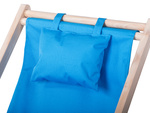 Wooden deckchair beach chairs folding garden cushion beach chair