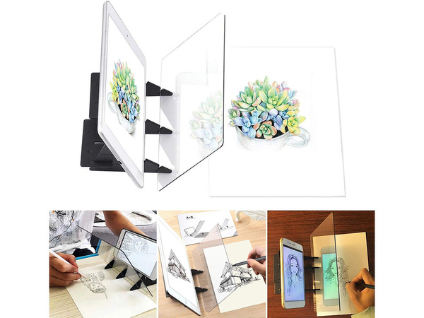 Optiskais zīmējums skiču burtnīca zīmēšanas projektors rasēšanas papīrs zīmēšana no tālruņa