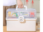 Medicines organiser container box medicine cabinet large zippered box