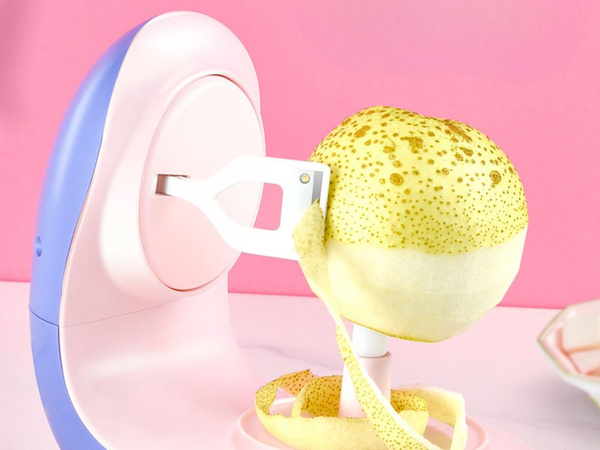 Pelador eléctrico de manzanas y patatas, pelador automático de frutas