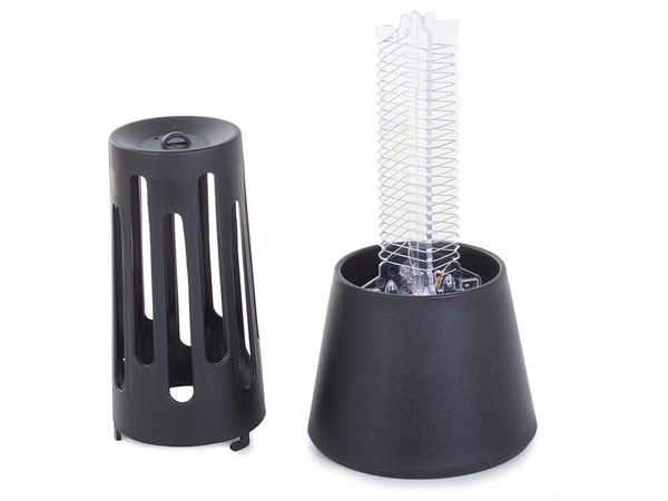 Lámpara insecticida para mosquitos insectos moscas uv eficaz 5w cepillo silencioso