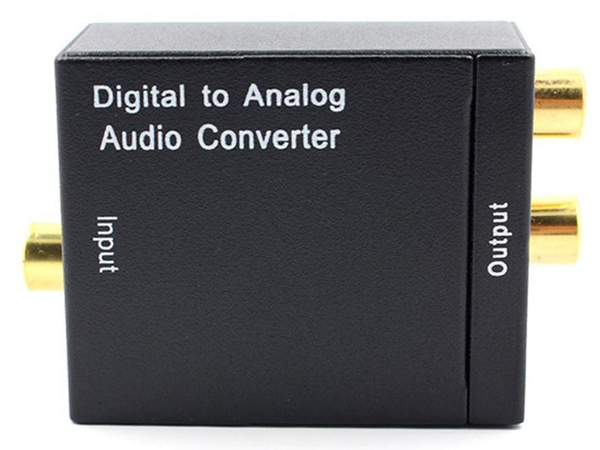 Optični pretvornik toslink spdif v 2x cinch rca