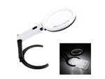 Loupe magnifying glass illuminated 1.8x 138mm