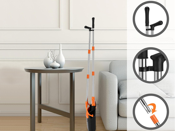 Kehrset für faule männer swifter bürste mop reinigung wischer kehrblech 2in1