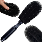 Wheel rim brush for cleaning car wheels detailing