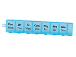 Conteneur de médicaments cassette hebdomadaire de médicaments organisateur de suppléments 7 jours