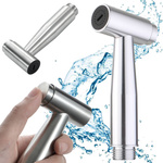 Bidet hand shower with pressure button metal for bidet toilet