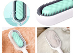 Cepillo 3 en 1 de silicona para cepillar el pelo de los perros y lavar el pelo de los gatos
