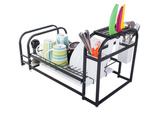 Dish drying rack with tray stand loft