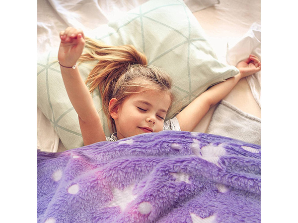 Mehka odeja posteljno pregrinjalo svetleče 150x180