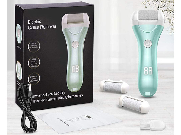 Elektrische fersenfeile bimssteinschneider set 3 rollen lcd