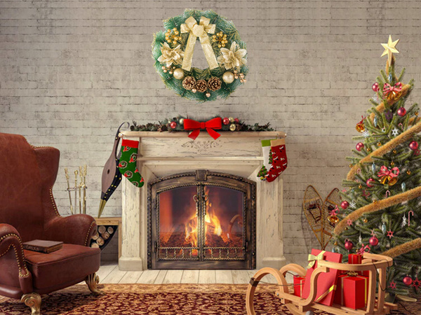Decorațiuni de crăciun ghirlandă decorare ușă decorare perete decorare crăciun decorațiuni