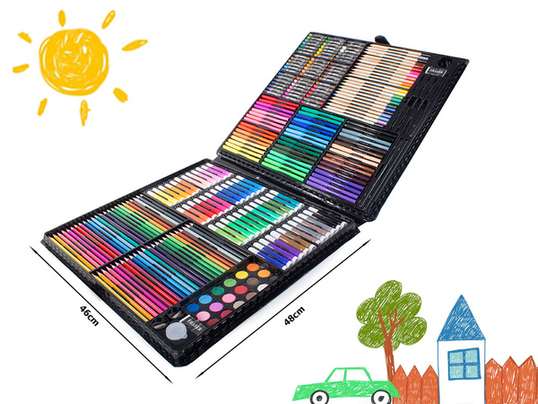 Juego de pintura artística en estuche 288 piezas