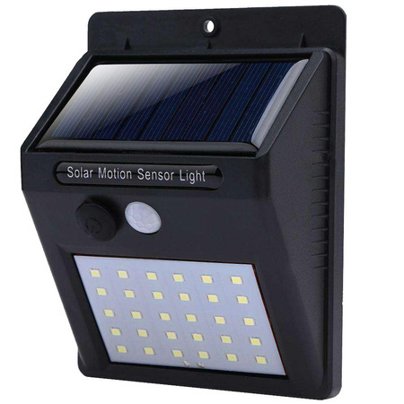 Lampă solară 30led cu senzor de mișcare și amurg