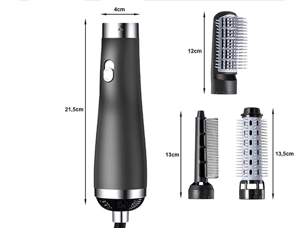 Ka hair curler brush styling kit multifuncional 3en1