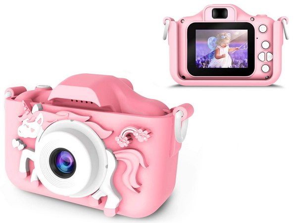 Aparat fotograficzny kamera dla dzieci jednorożec