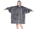 Teplá mikina oversize deka xxl 2v1 hrubý fleece