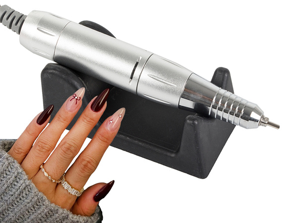 Nagelfräse maniküre pediküre 80 w professionell leistungsstark + 6 stück fräser