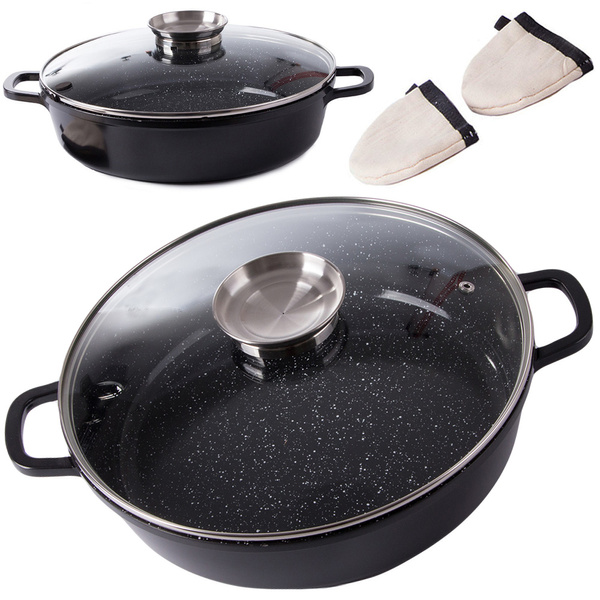 Oală cratiță cu capac 5.7l inducție aromă
