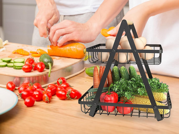 Estante de cocina altillo organizador de cocina con cesta