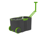 Mop rotativ 360 turbo set găleată 2x tampoane din microfibră