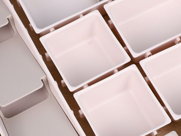 Grosser kosmetik-organizer modularer schubladeneinsatz 12 artikel