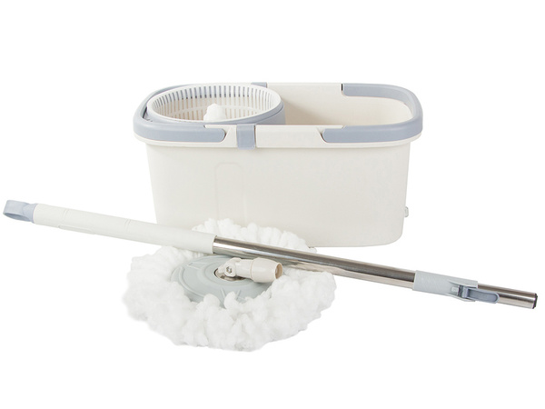 Mop rotativ 360 rotație turbo set găleată microfibră pad