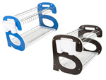 Double-decker stand-up dishwasher drainer