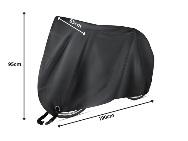 Schützender wasserdichter fahrradüberzug 190x95 cm solid
