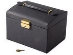 Jewellery casket organiser tray trunk