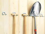 Wandhaken werkzeughalter 20er set aus metall mit schrauben
