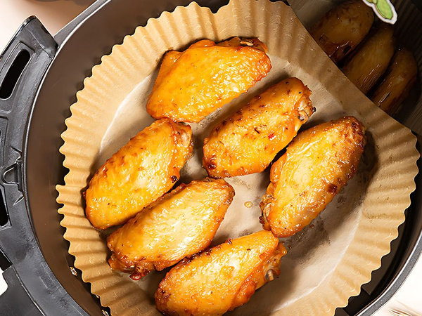 Wkład papierowy do frytkownicy beztłuszczowej okrągły air fryer 50szt