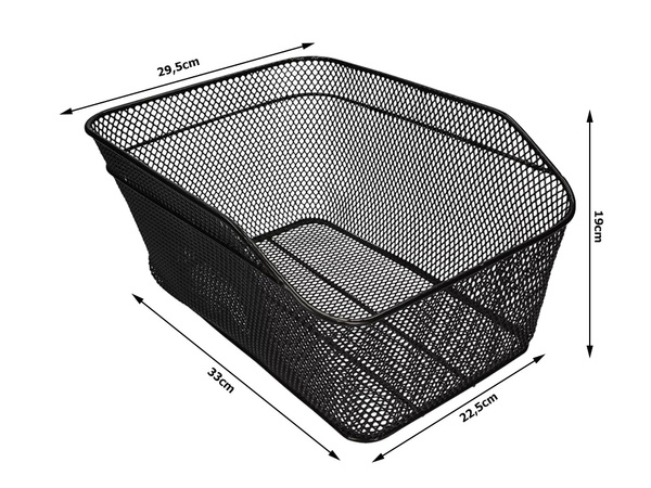 Grosser fahrradkorb metall fahrradkorb für gepäckträger stark anschraubbar