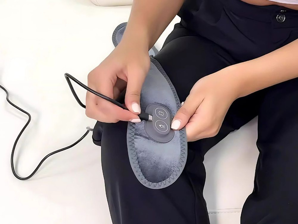 Masážny prístroj na úľavu od bolesti krku zahrievacia masážna čelenka usb ľahká