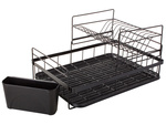Double-deck drainer with tray