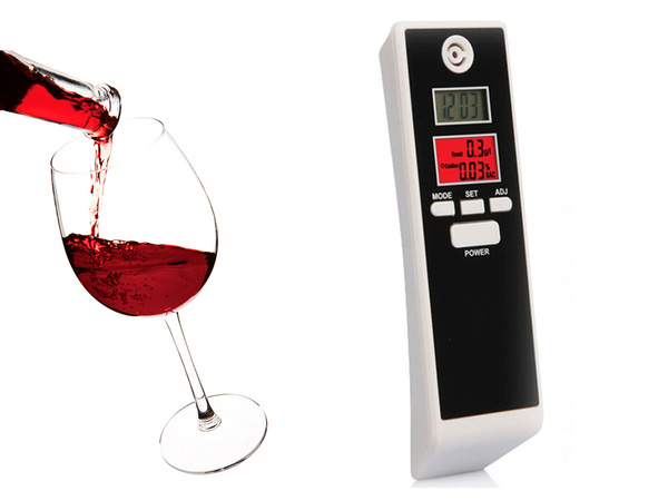 Thermomètre à semi-conducteur de précision de poche pour l'alcootest sans bouche