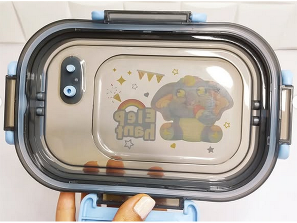 Lunchbox hommikusöögi konteiner lõunasöögi lahtritega söögiriistad