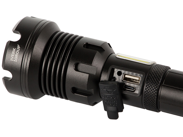 Linterna táctica bailong led xhp160 cob strong