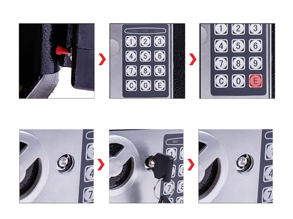 Safe safe electronic lock case digital cipher