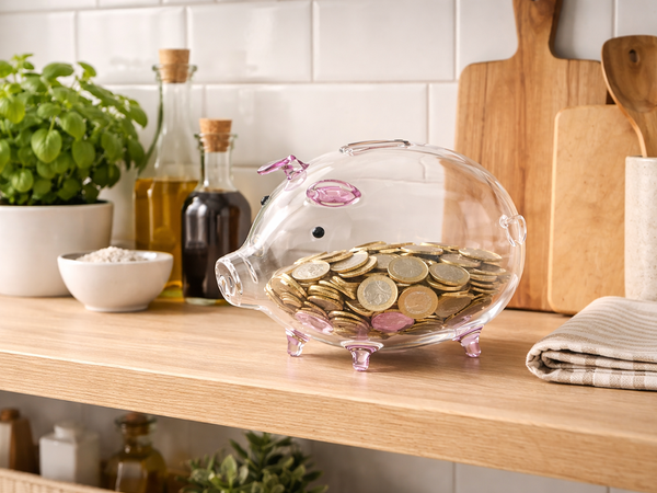 LARGE PINK PIGGY BANK (36)