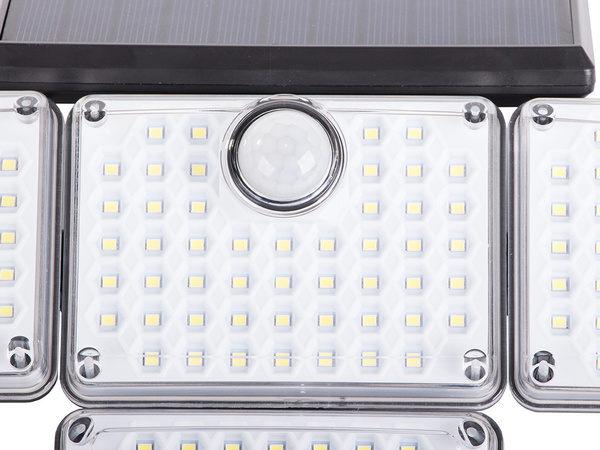 Solárna lampa 181 led so súmrakovým senzorom pohybu + diaľkové ovládanie záhradná pouličná lampa