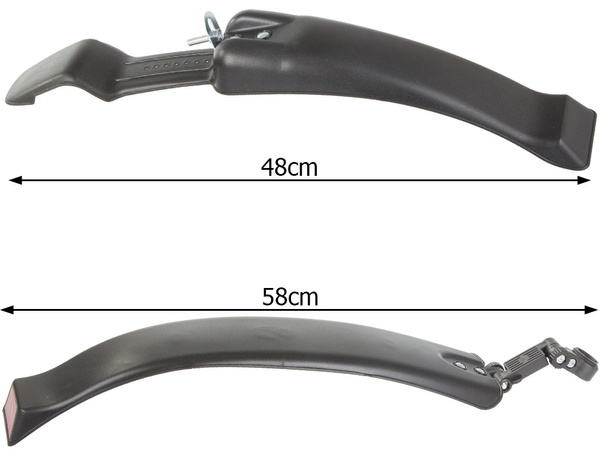 Biciclete mudguards față spate set de mtb mudguards 2 buc 24-29 inch