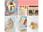Organizador de cosmeticos joyero giratorio 360 para pinceles maquillaje cofre