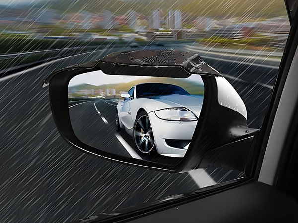 Universal rain cover for car mirrors, 2 pcs.