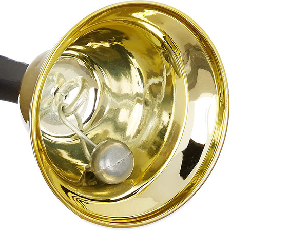 Sveti zvon kovinski zlati okras