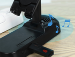 Altavoz teléfono soporte mango telescópico bluetooth powerbank cuna