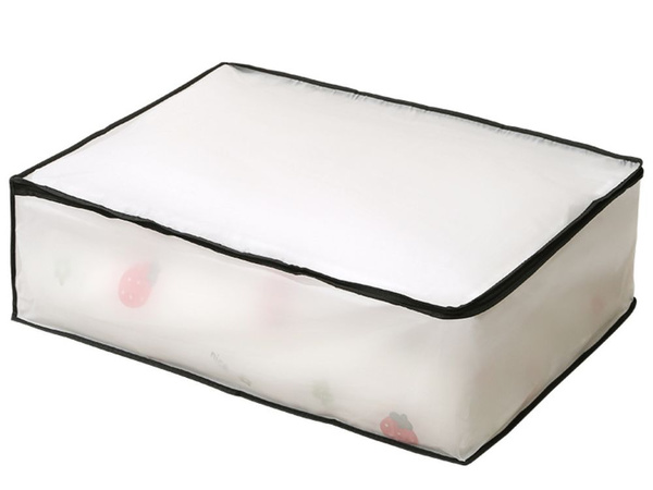 Organisateur de literie poubelle de vêtements housse de couverture housse à fermeture éclair xl